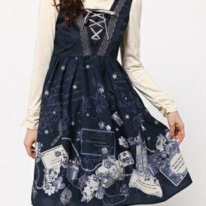 未使用 タグ付き axes ワンピース メッセージ 紺 アクシーズファム Kawaii