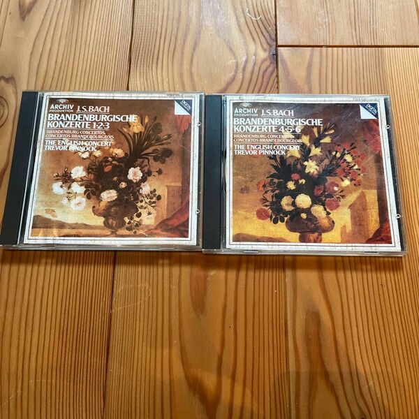 J.S.バッハ ブランデンブルク協奏曲 CD 2枚 チェンバロ トレヴァー ピノック