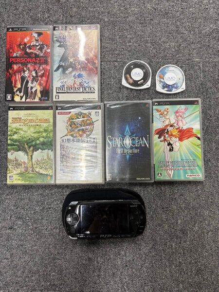 SONY PSP PSP-1000 ソフト8本セット