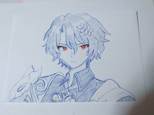 崩壊スターレイル レイシオ 手描きイラスト ファンアート