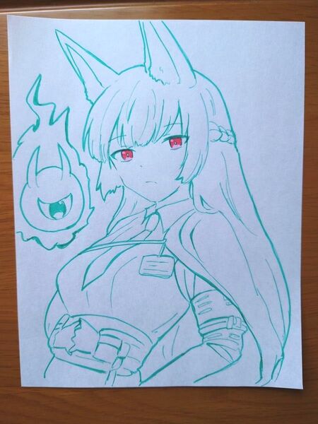 ゼンレスゾーンゼロ 手描きイラスト ファンアート ゼンゼロ 星見雅