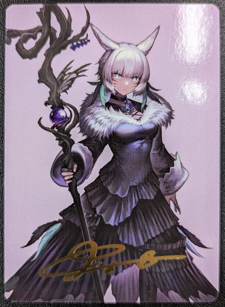 【MTG×FF】魔女、ヤ・シュトラ・ルル アートカード箔押し