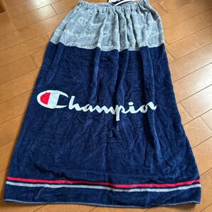 Champion ラップタオル ネイビー系 未使用 80cm