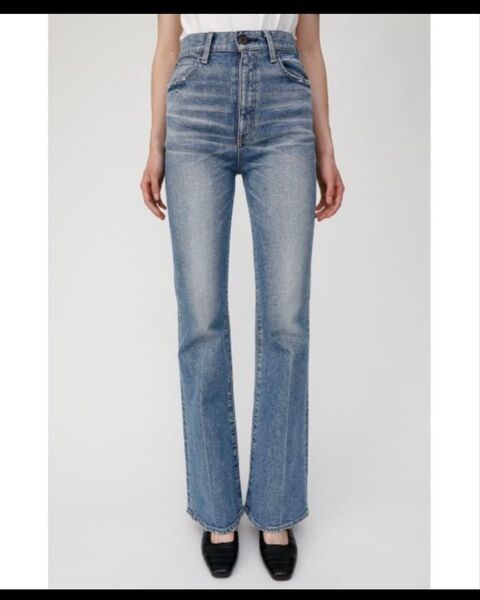 moussy MVS FLARE フレアジーンズ 26 BLUE フレアデニム