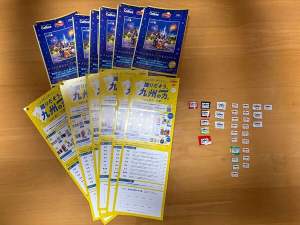 カルビー応募券 279点 + 九州の力 キャンペーン ファンタスティックキャンペーン 応募ハガキ各6枚 計12枚