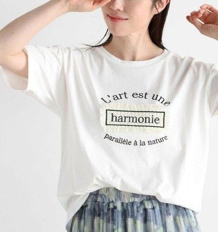 MEDOC フリンジワッペンロゴTシャツ