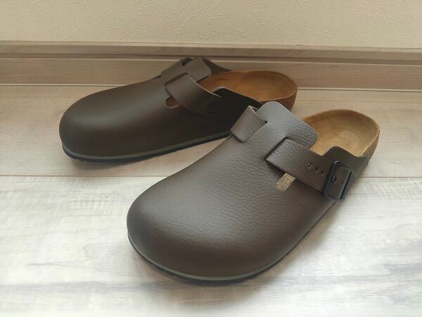 27cm 新品 BIRKENSTOCK BOSTON ビルケンシュトック ボストン size 42 茶 ブラウン BROWN