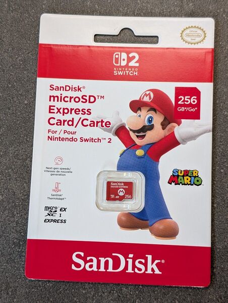 SanDisk switch2 microSD Express Card 256GB サンディスク新品未開封品