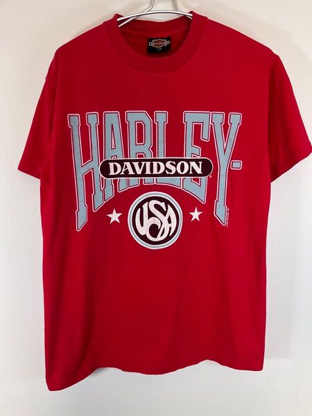 80s-90s Harley-Davidson Tシャツ USA イーグル ロゴ