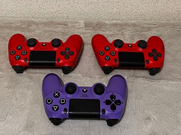 プレイステーション4用コントローラー 3個セット SONY純正品 ジャンク PS4用