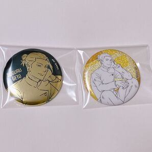呪術廻戦 PLAZA ロフト 夏油傑 箔押し 線画グリッター 缶バッジ