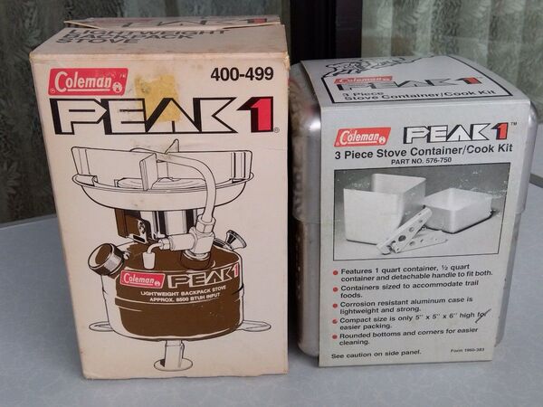 【未使用】コールマン Coleman peak1 400 シングルバーナー 専用ケース セット
