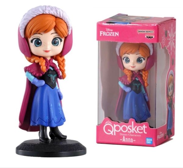 アナ 1種 Qposket2 キューポスケット ガチャ フィギュア アナと雪の女王 アナ雪 ディズニー カプセルトイ ミニチュア