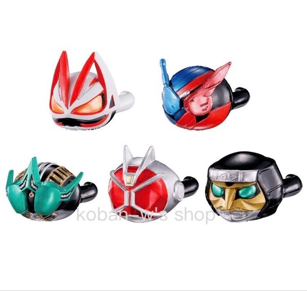 全5種 コンプリート 仮面ライダーシリーズ コロンとリング 2 ガチャ 指輪 フィギュア 仮面ライダー ウィザード