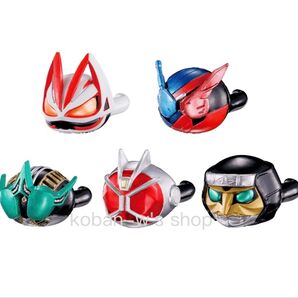 全5種 コンプリート 仮面ライダーシリーズ コロンとリング 2 ガチャ 指輪 フィギュア 仮面ライダー ウィザード