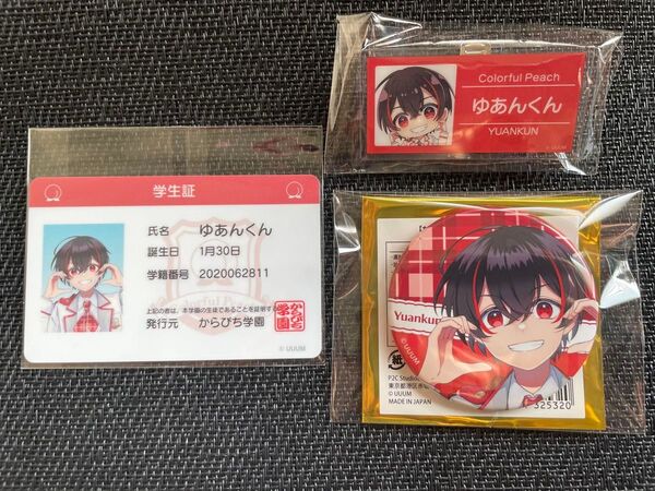 カラフルピーチ ゆあんくん からぴちパラダイス2025 3点セット