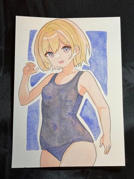 手描きイラスト 原画 オリジナルイラスト