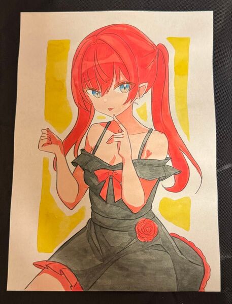 手描きイラスト オリジナルイラスト 原画