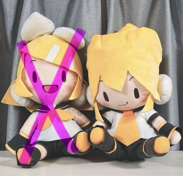 メガジャンボふわふわぬいぐるみ 鏡音レン 約35cm