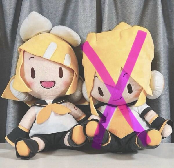 メガジャンボふわふわぬいぐるみ 鏡音リン 約35cm