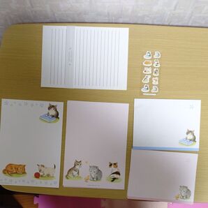 サンリオレターセット 猫の便せんと封筒&シール