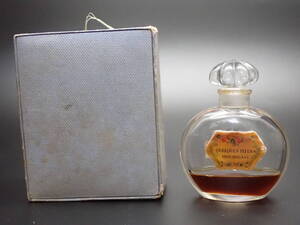 C883　アンティーク　香水瓶　ウビガン　ケルクフルール　バカラボトル　HOUBIGANT　QUELQUES FLEURS　Perfume bottle　Old Baccarat