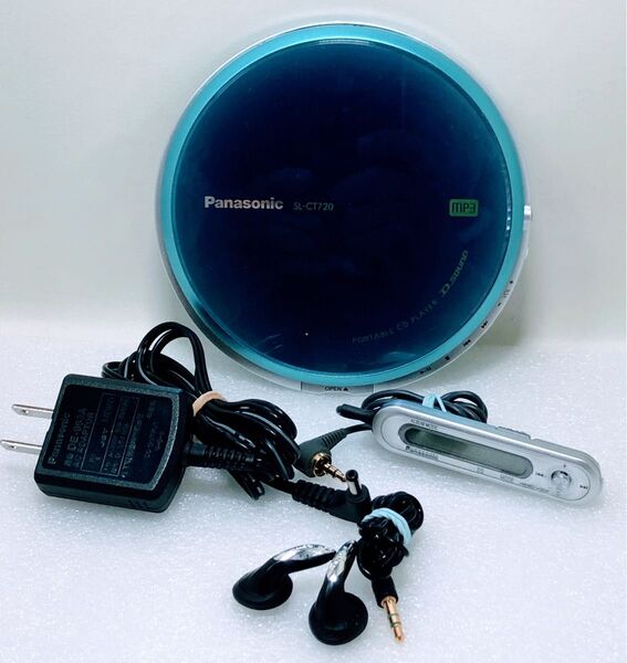 パナソニック☆MP3対応ポータブルCDプレーヤー SL-CT720☆動作確認済み