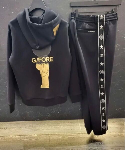 G/FORE 新作 ジーフォアゴルフメンズ パーカー 長袖 パンツ 2点セット
