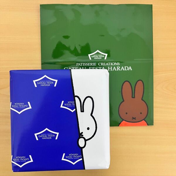 ミッフィー ガトーフェスタ ハラダ 限定miffy缶グーテ・デ・ロワ ラスク 紙袋付き