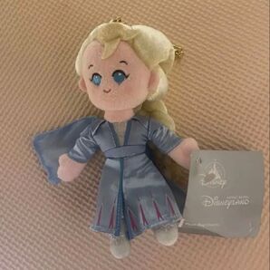 香港ディズニーランド エルサ ぬいぐるみキーチェーン
