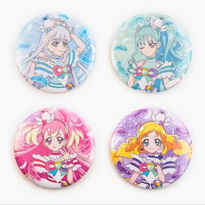 【わんだふるぷりきゅあ!】オンライン限定 わんだふる袋 缶バッジ×4 ダイヤモンドリボンスタイル