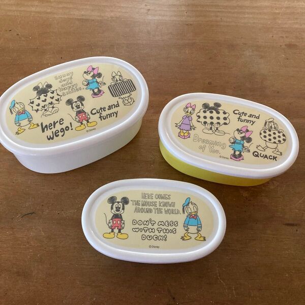 ディズニー ランチボックス3個セット ミッキー ドナルド