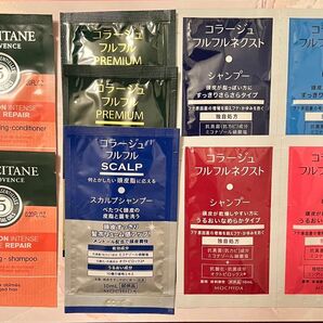 コラージュフルフル シャンプー リンス & ロクシタン シャンプー コンディショナー まとめ売り 試供品 サンプル