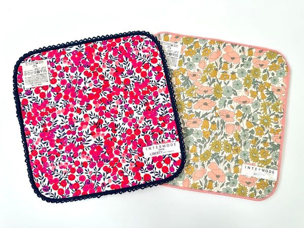 新品 リバティ ミニタオルハンカチ 2枚セット インターモード川辺 LIBERTY