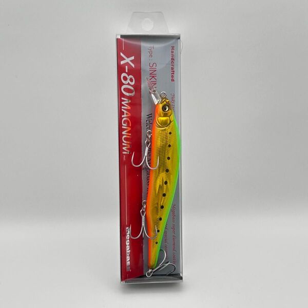 メガバス X-80 マグナム GG HIRAME LIME GOLD ハチマル MEGABASS