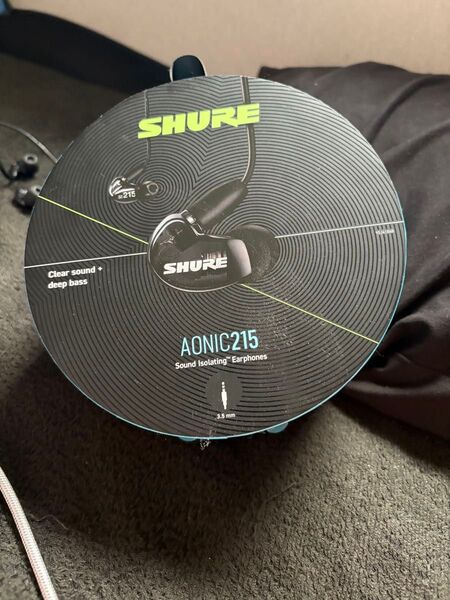 SHURE シュア イヤホン AONIC 215 有線 マイク付き SE215DYBK+UNI-A トランスルーセントブラック