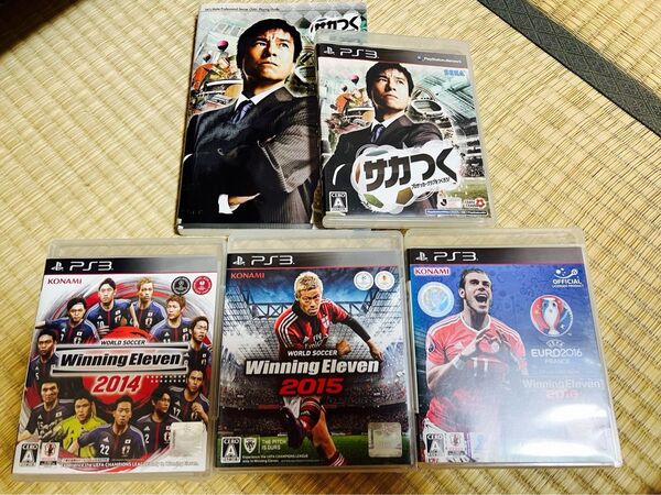 PS3 ソフトまとめ売り サカつく ウイイレ 攻略本