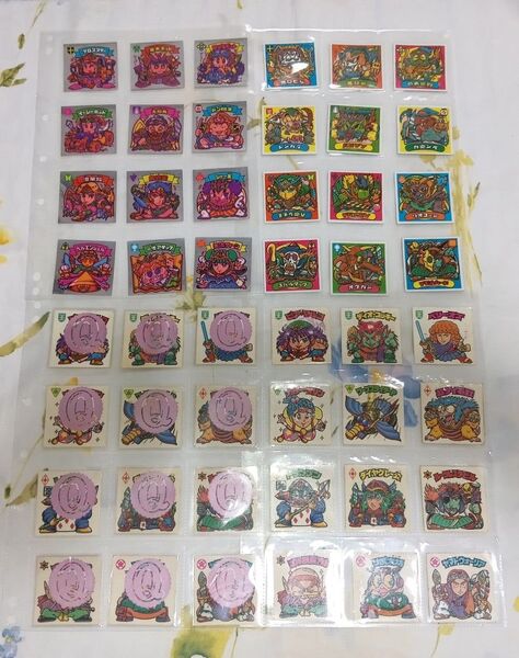 Q有りQ無し 旧ビックリマン 19弾 すくみコンプ 36種