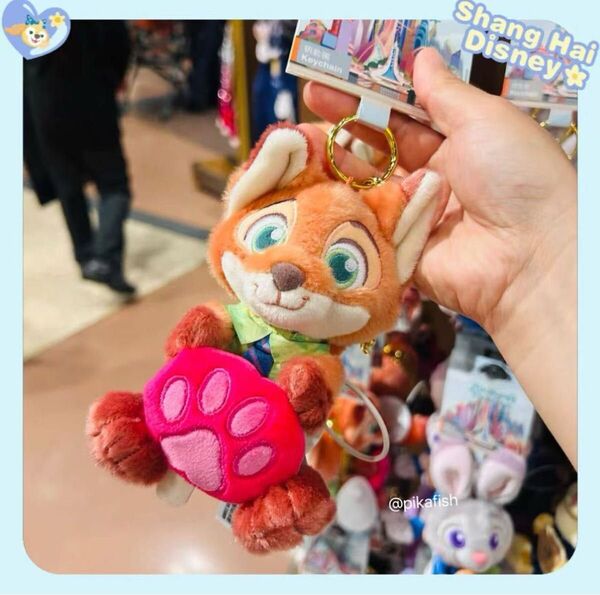るるあ様リクエスト商品 ズートピア キーチェーン ニック ジュディ