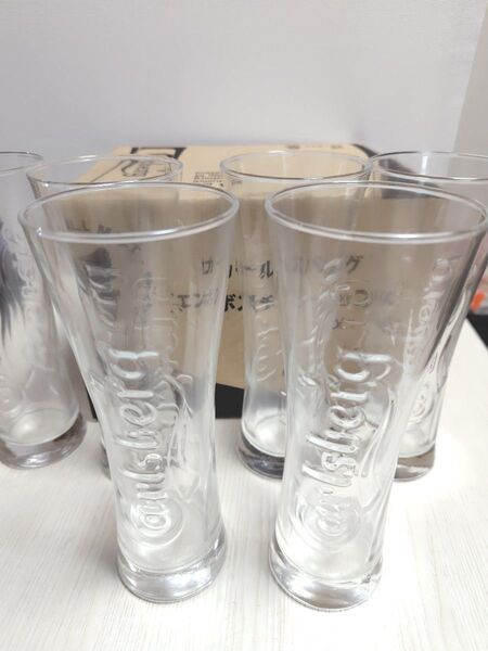 Carlsberg ロゴ入りグラス 6個セット 320ml