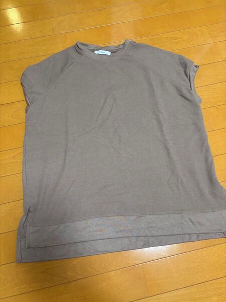 【美品】OMNES フレンチスリーブ ワッフルT