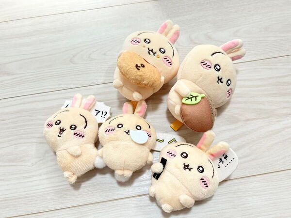 ちいかわ うさぎだらけくじ D賞マスコット E賞ぬいぐるみバッジ