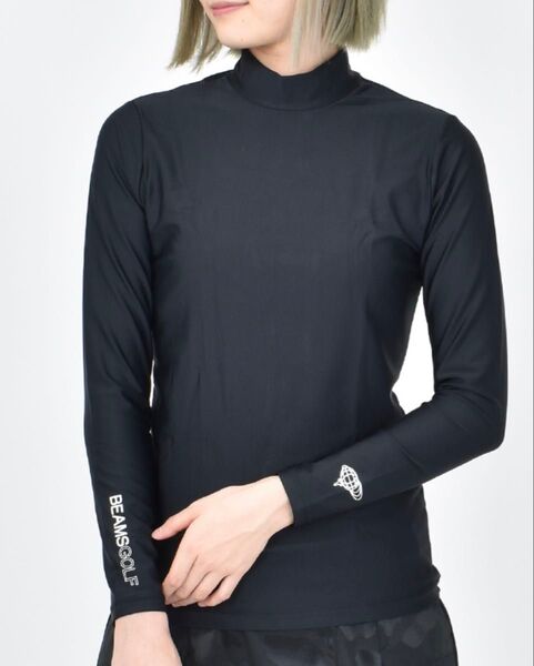 BEAMS GOLF ビームスゴルフ 長袖 モックネック ハイネック uvカット コンプレッションインナー Sサイズ