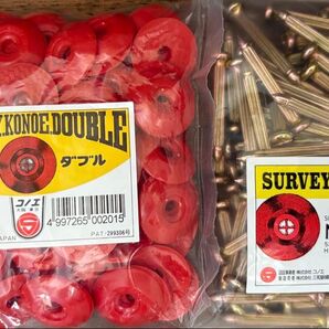 ☆新品☆コノエネイルNo.1×100本+色が選べるコノエダブルNo.2赤or白or黄×100個