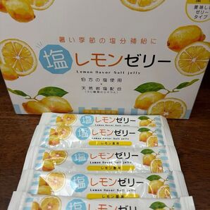 ☆熱中症対策ゼリー☆塩レモンゼリー 1箱(60本入り)1本あたり49.8167円☆バラ詰め・ご家庭用☆