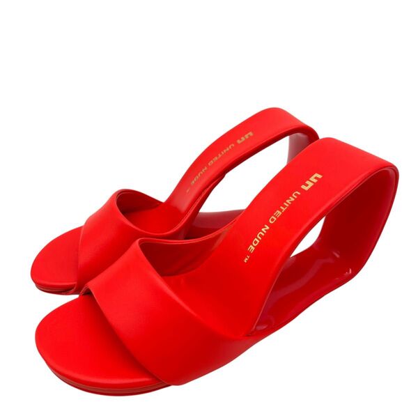 〈美品〉UNITED NUDE ユナイテッドヌード【24cm】デザインサンダル