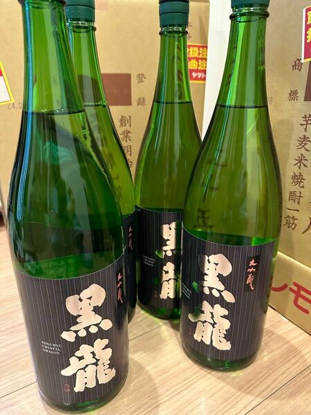 黒龍 大吟醸 一升瓶 4本