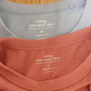 Gu クルーネックTシャツ 2枚セット