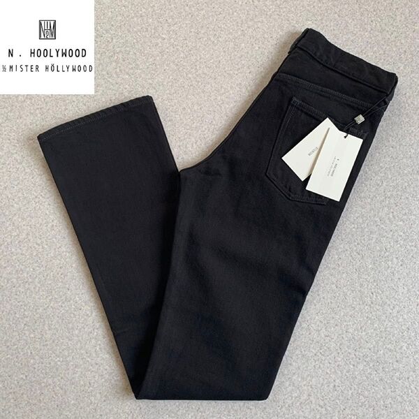 N.HOOLYWOOD コンパイル ブラック デニム ジーンズ 38 M 新品 エヌハリウッド パンツ ミスターハリウッド