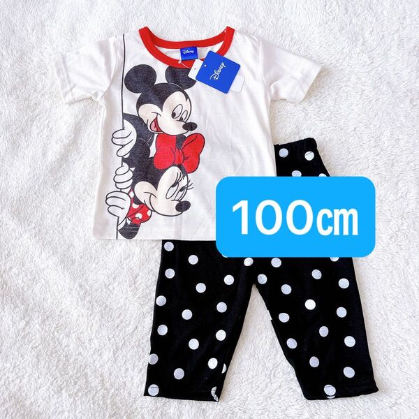 ディズニー ミッキー ミニー 半袖 パジャマ 100㎝ 女の子 男の子 キッズ 子供 ベビー
